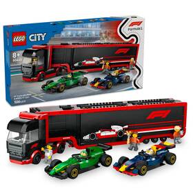 Stavebnica LEGO® City 60445 Kamion F1® s vozy F1® RB20 a AMR24 

