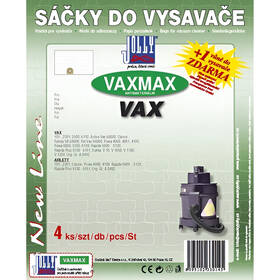 Vrecká pre vysávače Jolly MAX VAX 1 (4 ks) 

