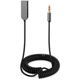 Bluetooth audio prijímač FIXED Signal Alu so zabudovaným mikrofónom sivý

