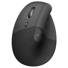 Myš Logitech Lift Left Vertical Ergonomic sivá

