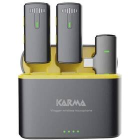 Mikrofón Karma Vlogger Plus sivá farba
