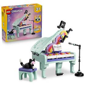 Stavebnica LEGO® Creator 3 v 1 31392 Hudobná dekorácia: Klavír s mačkou 

