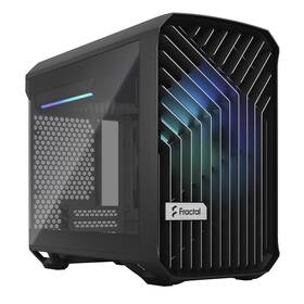 Case FRACTAL DESIGN Torrent Nano RGB Tempered Glass Light Tint čierna

