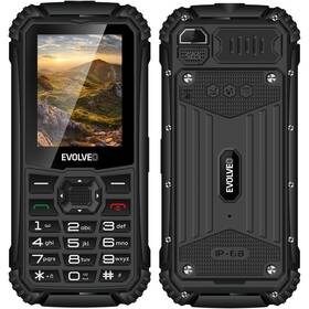Mobilný telefón Evolveo StrongPhone Q1 čierny/oranžový


