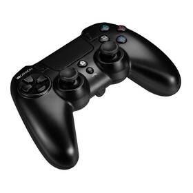 Gamepad Canyon s touchpadom pre PS4, bezdrôtový čierna farba
