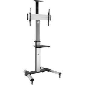 Stojan pre TV STELL SOS 4100, pre uhlopriečky 40" až 100", nosnosť 50 kg strieborný

