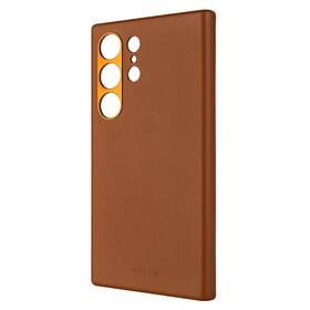 Kryt na mobil FIXED MagLeather s podporou MagSafe na Samsung Galaxy S24 Ultra hnedý

