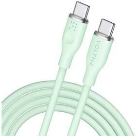 Kábel Voltme Powerlink Moss Series USB-C/USB-C, CTC 5A/100W 1,8m zelený

