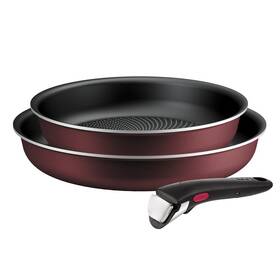 Sada panvíc Tefal L7248553, 3 ks vínová

