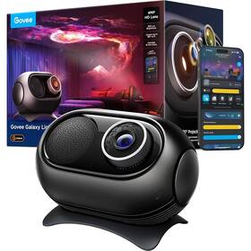 Stolná lampa Govee Galaxy Light Projector 2 Pro, Matter, s reproduktorom čierna

