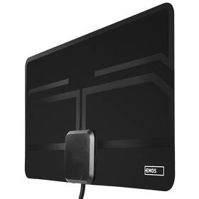 Izbová anténa EMOS CITY LEAF-C600, DVB-T2, DAB, filtr LTE/4G/5G 

