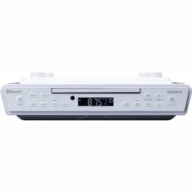 Rádioprijímač s CD Lenco KCR-150 biely

