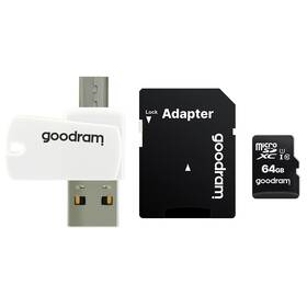 Pamäťová karta Goodram MicroSDXC 64GB 10 UHS I All in One + adaptér + čítačka 

