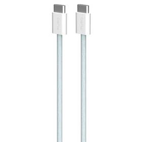 Kábel Puro Fabrik FABK4 USB-C/USB-C, 60 W, 1,5 m modrý


