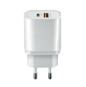 Nabíjačka do siete Forever Core 1x USB-C PD , 1x USB QC 3.0, 20W biela


