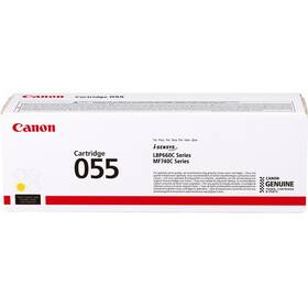 Toner Canon CRG 055, 2100 strán žltý

