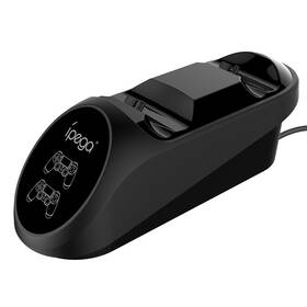 Dokovacia stanica iPega 9180 Double Charger pro gamepady PS4 čierne

