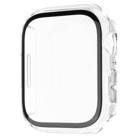 Ochranné puzdro FIXED Pure s temperovaným sklom na Apple Watch 45mm priehľadné


