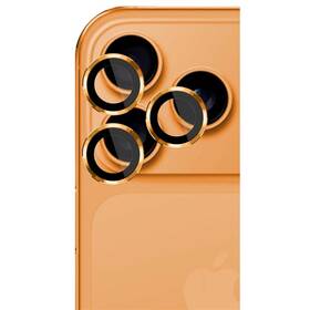 Ochranné sklo šošovky fotoaparátu 3mk Lens Protection Pro na Apple iPhone 17 Pro /17 Pro Max oranžové

