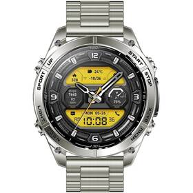 Inteligentné hodinky Aligator Watch GPS Maps strieborné

