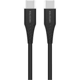 Kábel Swissten USB-C/USB-C PD 100W 5A 2,5 m čierny


