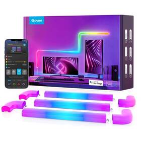 Dekoratívne LED Govee Glide (8+4) SMART LED, TV, Gaming, Home - RGBIC 

