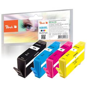 Cartridge Peach HP 364XL, MultiPack, 19 ml, 3 x 12 ml - CMYK 

