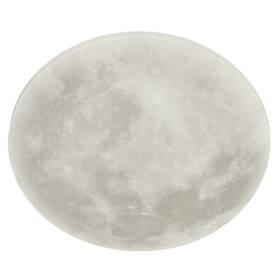LED stropné svietidlo TRIO Lunar, 40 cm sivé

