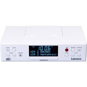 Rádioprijímač s DAB+ Lenco KCR-190 biela farba
