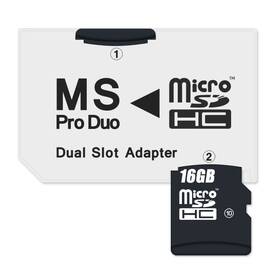 Čítačka pamäťových kariet Connect IT CI-1138, MS Pro Duo - 2x MicroSDHC 

