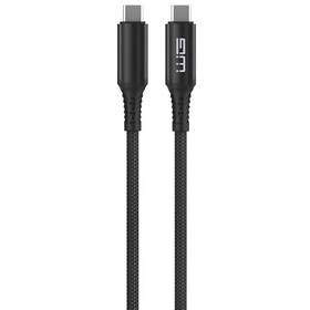 Kábel WG USB-C/USB-C 240W 1 m čierny

