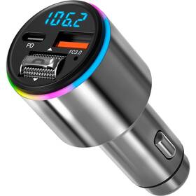 FM Transmitter NAVITEL BHF07 MAX strieborná farba
