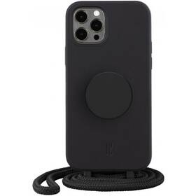 Kryt na mobil PopSockets Just Elegance na Apple iPhone 12/12 Pro čierny

