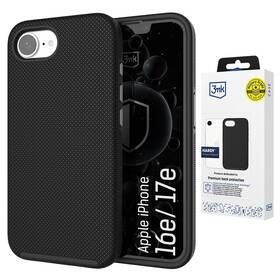 Kryt na mobil 3mk HARDY Shockproof MagCase na Apple iPhone 16E / iPhone 17E čierny

