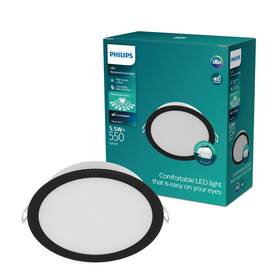 LED stropné svietidlo Philips 59444 MESON 080 5.5W 40K čierne


