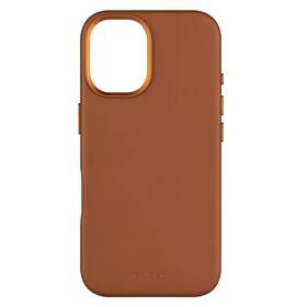 Kryt na mobil FIXED MagLeather s podporou MagSafe na Apple iPhone 16 hnedý

