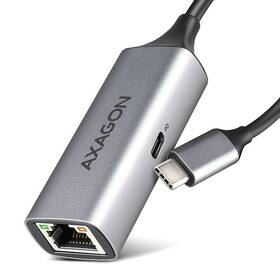 Sieťová karta Axagon USB-C 3.2 Gen 1 - Gigabit Ethernet sivá

