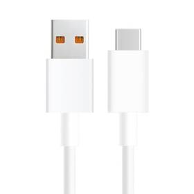 Kábel Xiaomi USB-A/USB-C, 6A, 1 m biely

