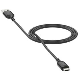 Kábel ZAGG USB-A/USB-C 1m čierny

