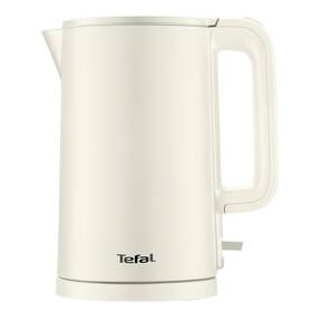 Rýchlovarná kanvica Tefal KO140AE0 Thermo Protect krémová

