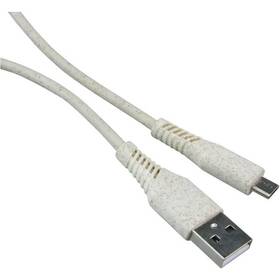 Kábel Dpm BIO USB/microUSB 1m biely

