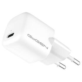Nabíjačka do siete GoGEN ACHPD130, 1x USB-C PD, 30W biela

