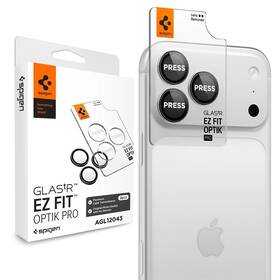 Tvrdené sklo Spigen tR EZ Fit Optik Pro na Apple iPhone 18 Pro Max/18 Pro (2 ks) čierne

