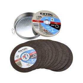  Rezací kotúč Extol Premium 125x1,0x22,2mm (10 ks)