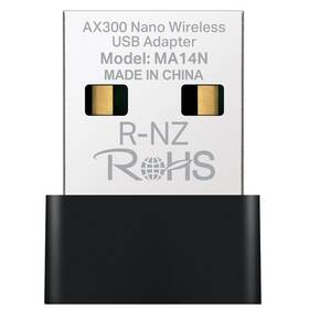 Wi-Fi adaptér Mercusys MA14N AX300 Nano čierny

