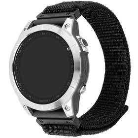 Remienok FIXED Nylon Sporty Strap na Garmin QuickFit 22mm čierny

