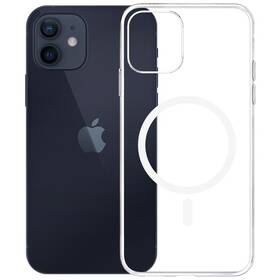 Kryt na mobil 3mk Clear MagCase na Apple iPhone 12/12 Pro priehľadný


