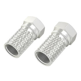 Anténny konektor Hama F-vidlica 6,5 ​​mm (2 ks) 


