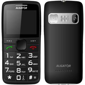 Mobilný telefón Aligator A675 Senior čierny

