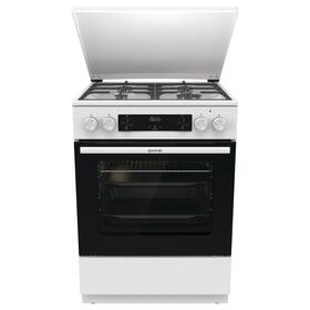 Kombinovaný sporák Gorenje GK6C5WF biely

